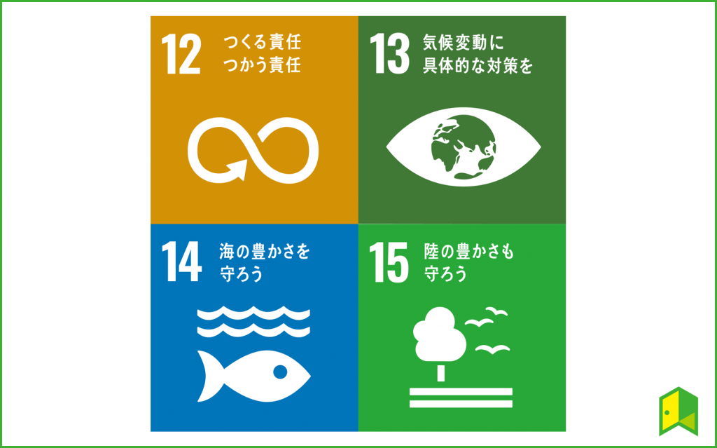 SDGsの目標12から15