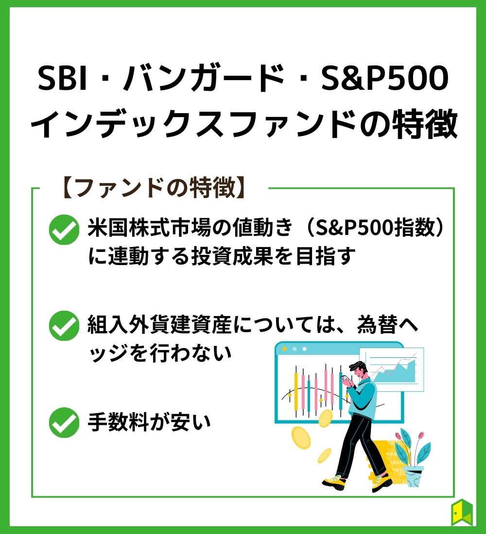 SBI・バンガード・S&P500インデックスファンドの特徴