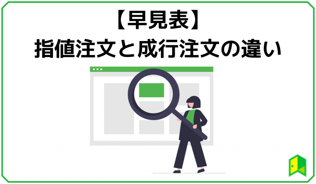 指値注文と成行注文の違い