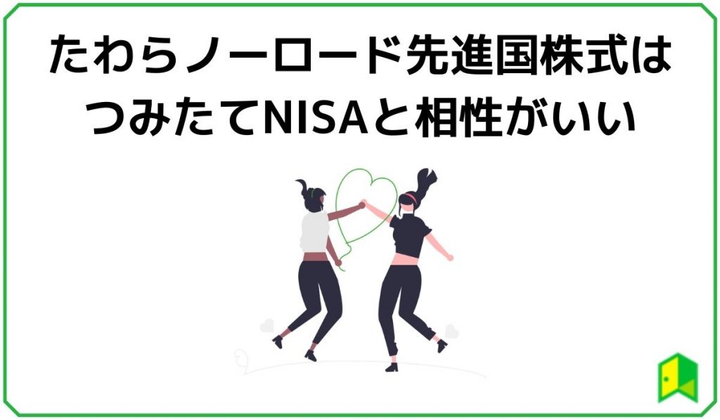 たわらノーロード先進国株式はつみたてNISAと相性がいい