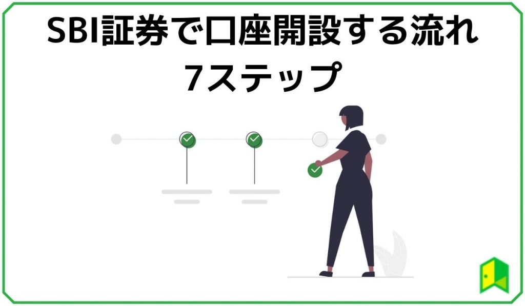 SBI証券で口座開設する流れ