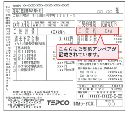 東京電力アンペア