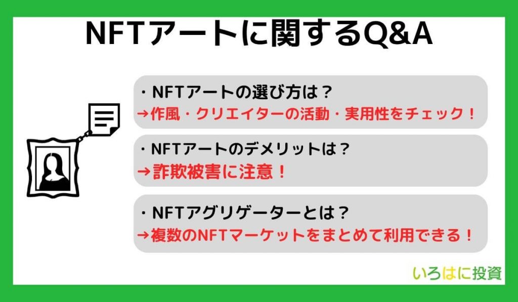 NFTアートに関するQ＆A