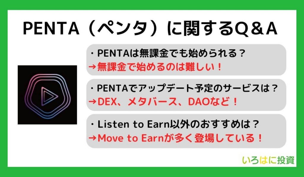PENTA（ペンタ）に関するQ&A