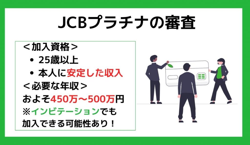 JCBプラチナの審査