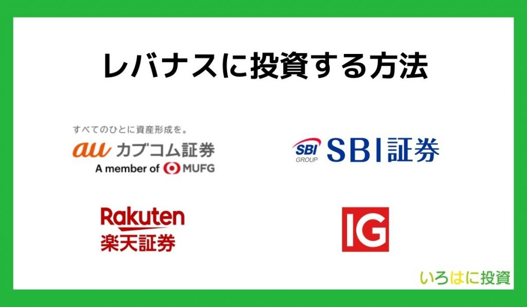 レバナスに投資する方法