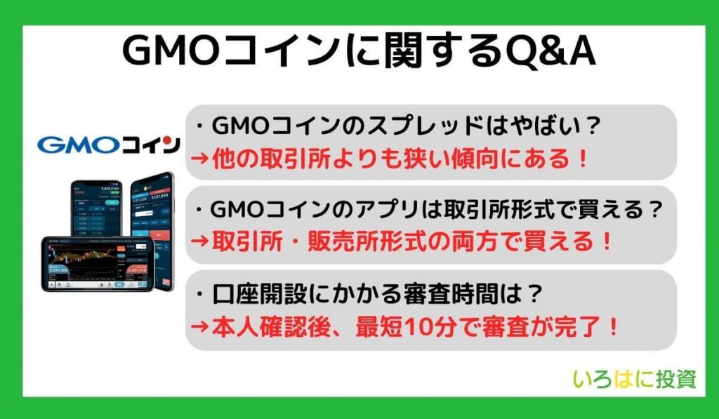 GMOコインに関するQ＆A
