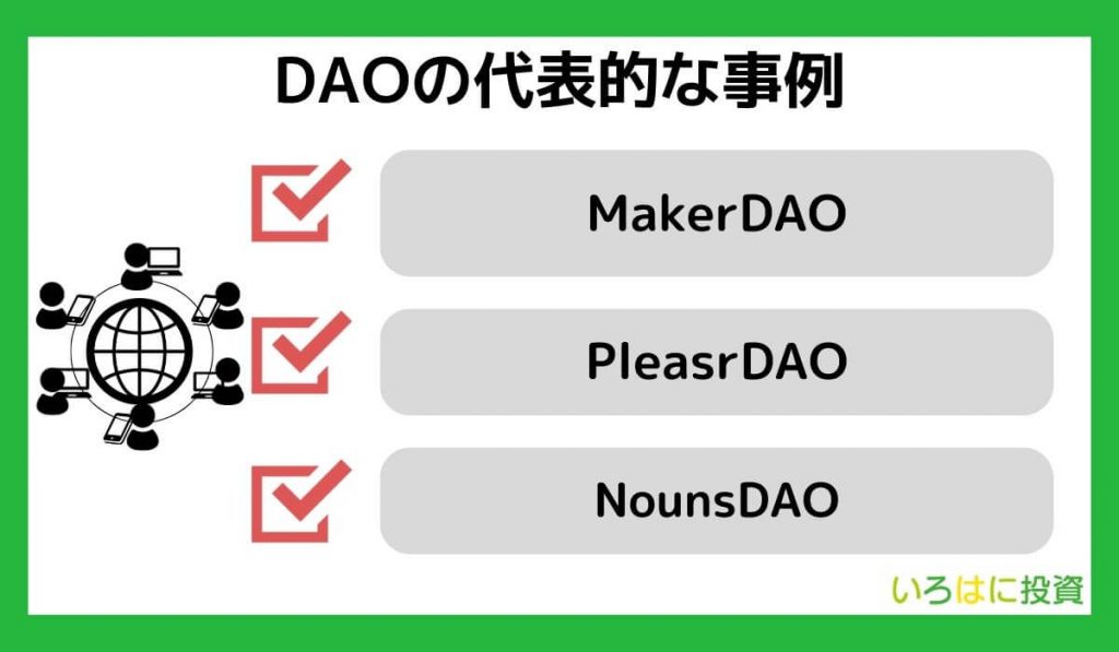 DAOの代表的な事例