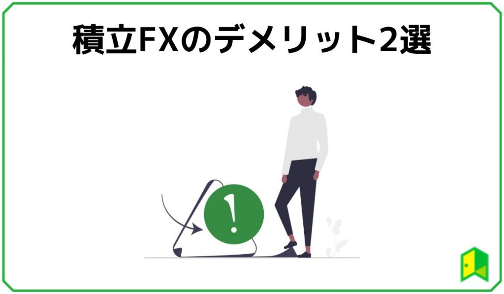 積立FXのデメリット