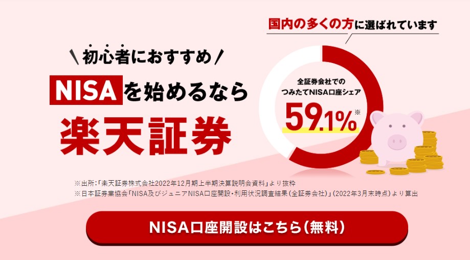 楽天証券 NISA画像