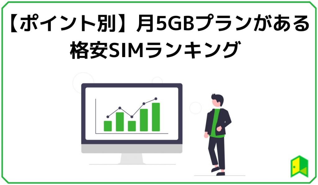 【ポイント別】月5GBプランがある格安SIMランキング