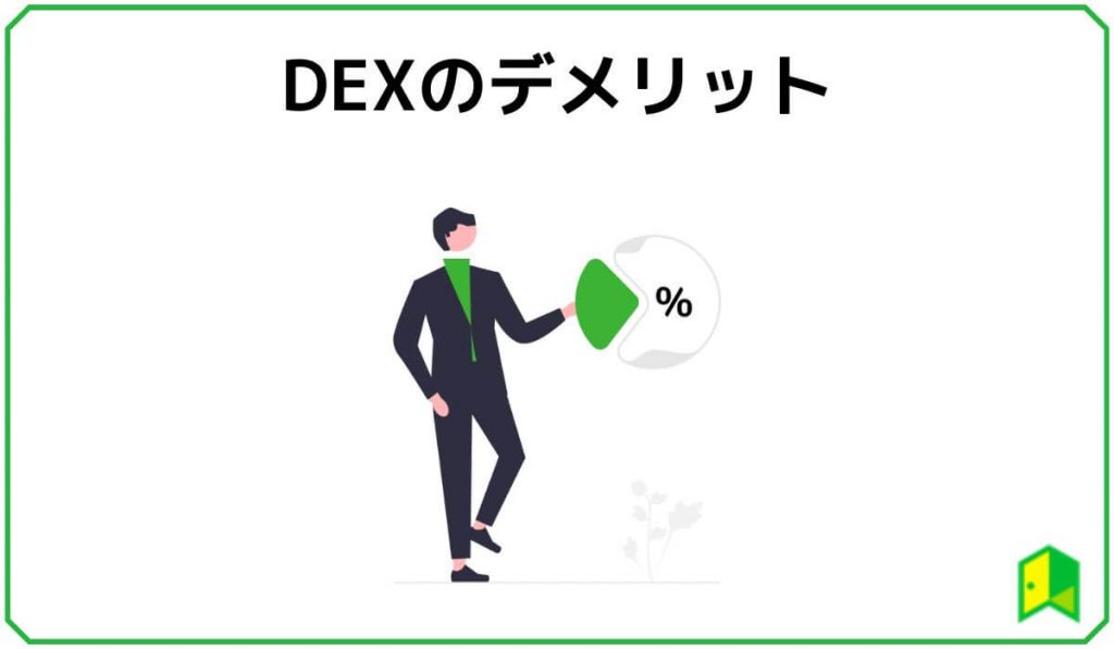 DEXのデメリット