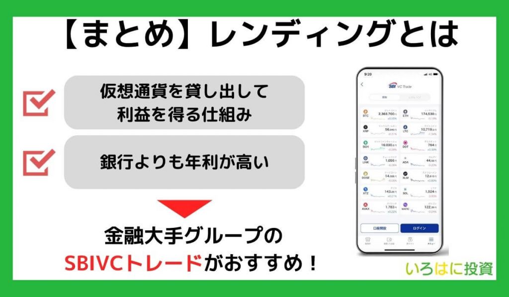 【まとめ】仮想通貨レンディングとは