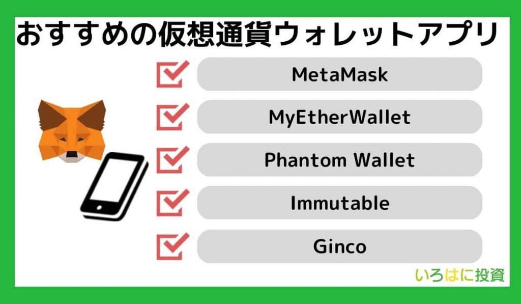 仮想通貨ウォレットアプリおすすめ5選