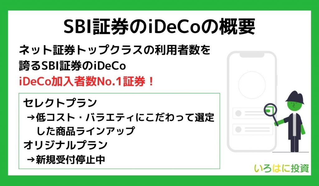 SBI証券のiDeCoの概要