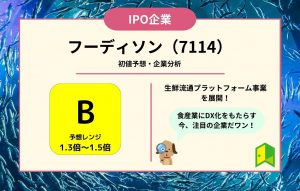 フーディソン　IPO