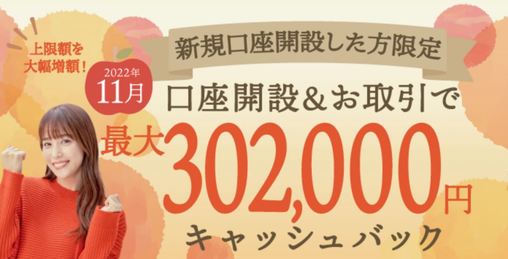 sbi fxトレードの11月キャンペーン画像