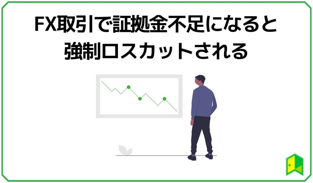 FX取引で証拠金不足になると強制ロスカットされる