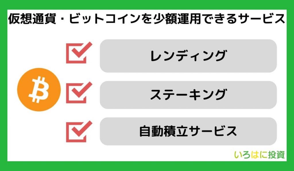 仮想通貨・ビットコインを少額から運用できるサービス