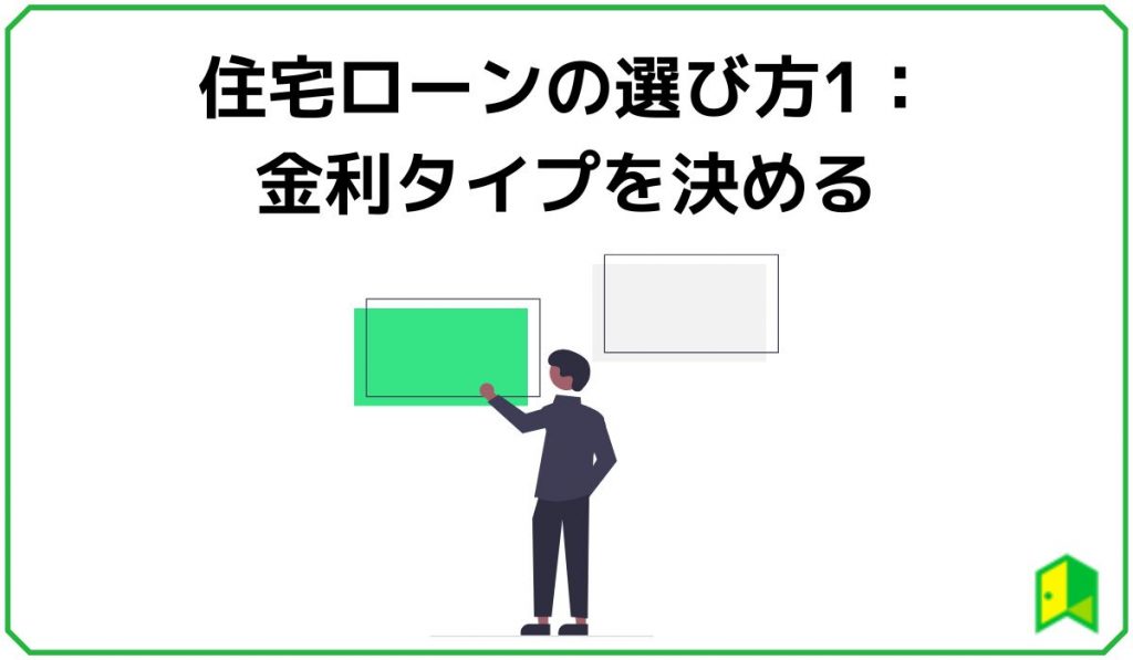 住宅ローンの選び方1：金利タイプを決める