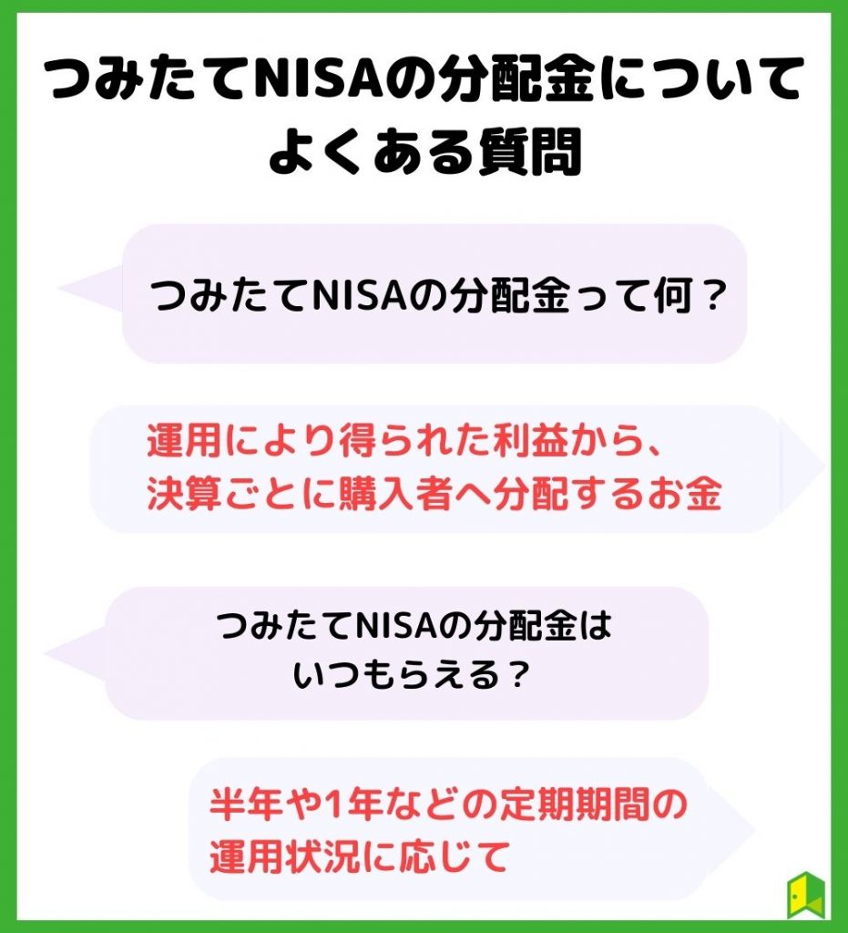 つみたてNISAの分配金コースについてよくある質問