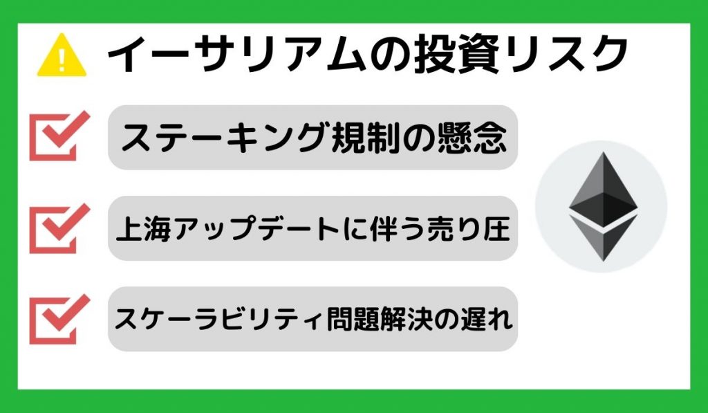 オワコン?イーサリアムの投資リスク・注意点