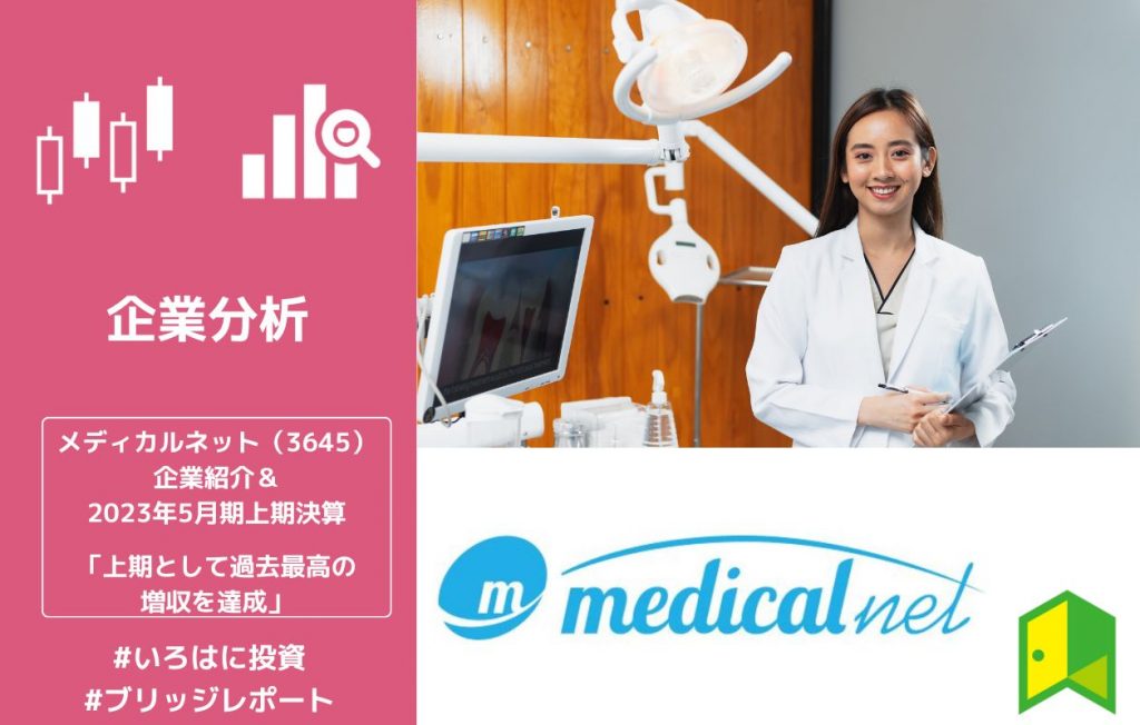 メディカルネット23年5月期上期決算