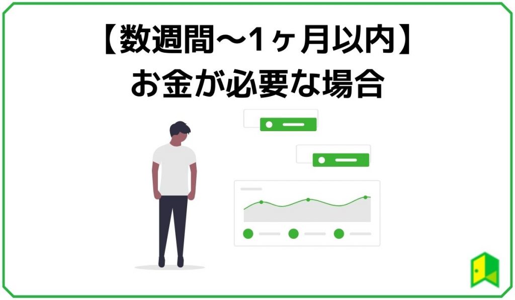 【数週間~1ヶ月以内】にお金が必要な場合