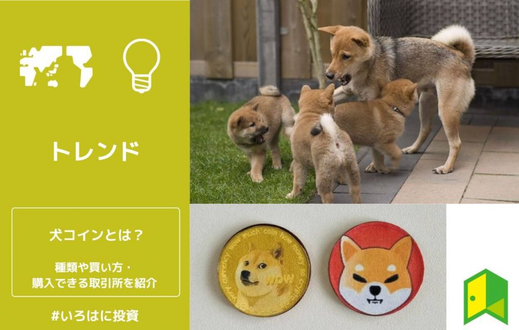 【一覧】犬コインとは?種類や買い方・購入できる仮想通貨取引所を解説