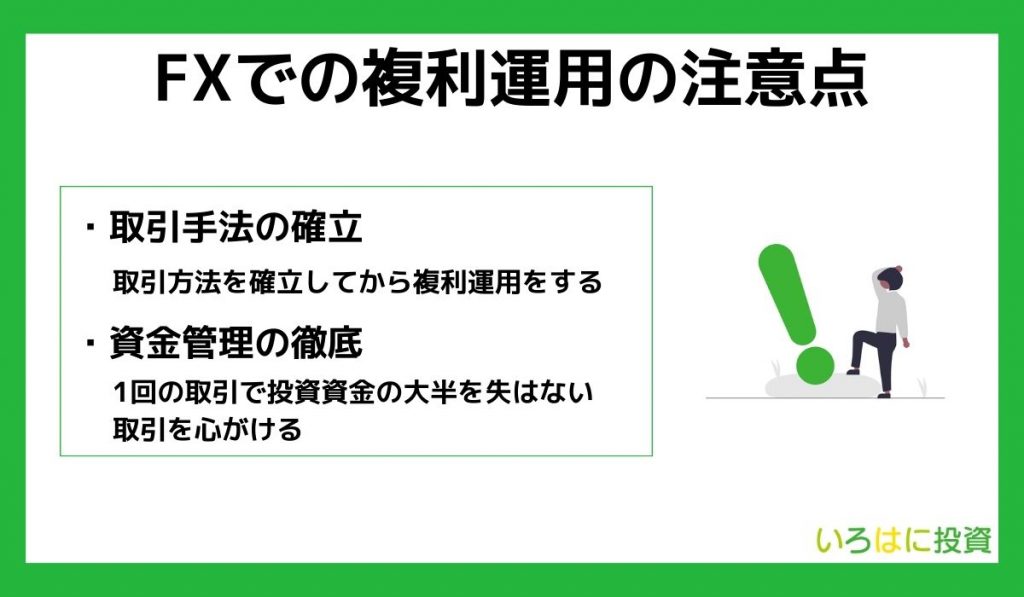 FXでの複利運用の注意点