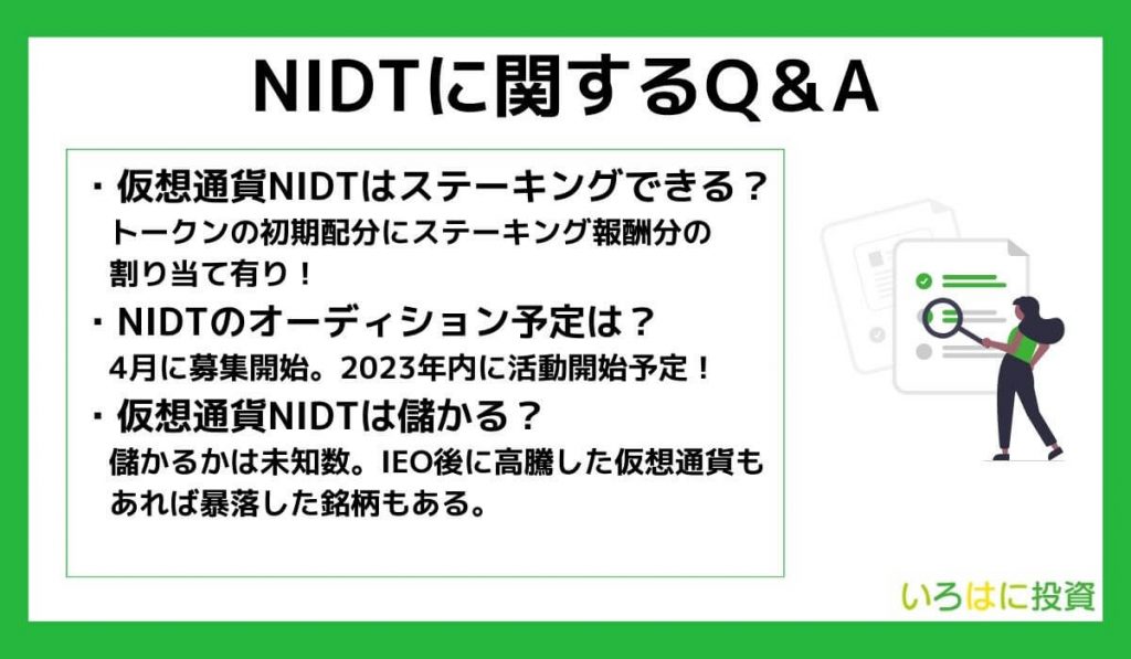 NIDT（ニッポン・アイドル・トークン）に関するQ＆A