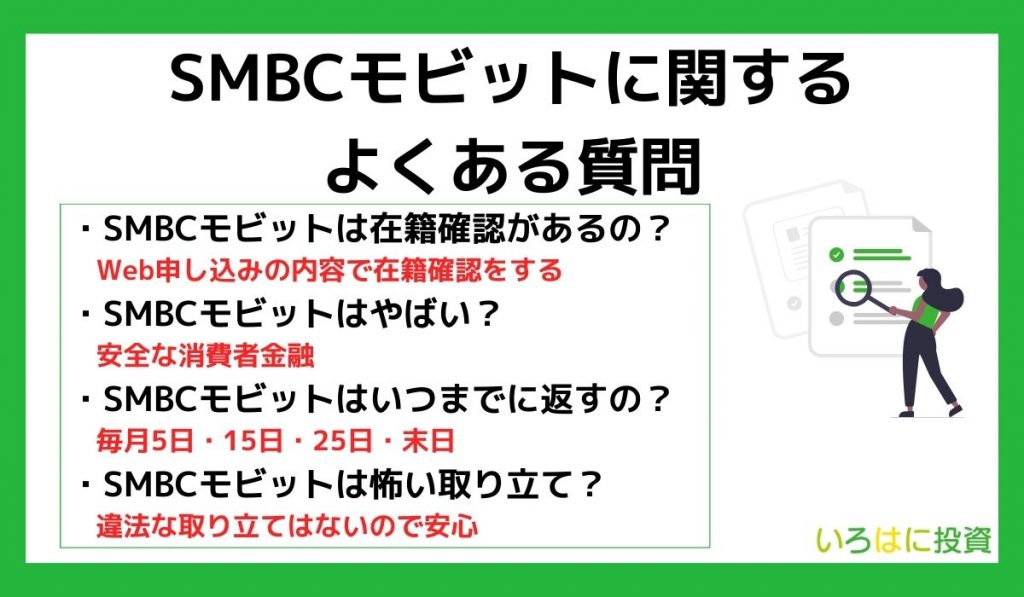 SMBCモビットに関するよくある質問