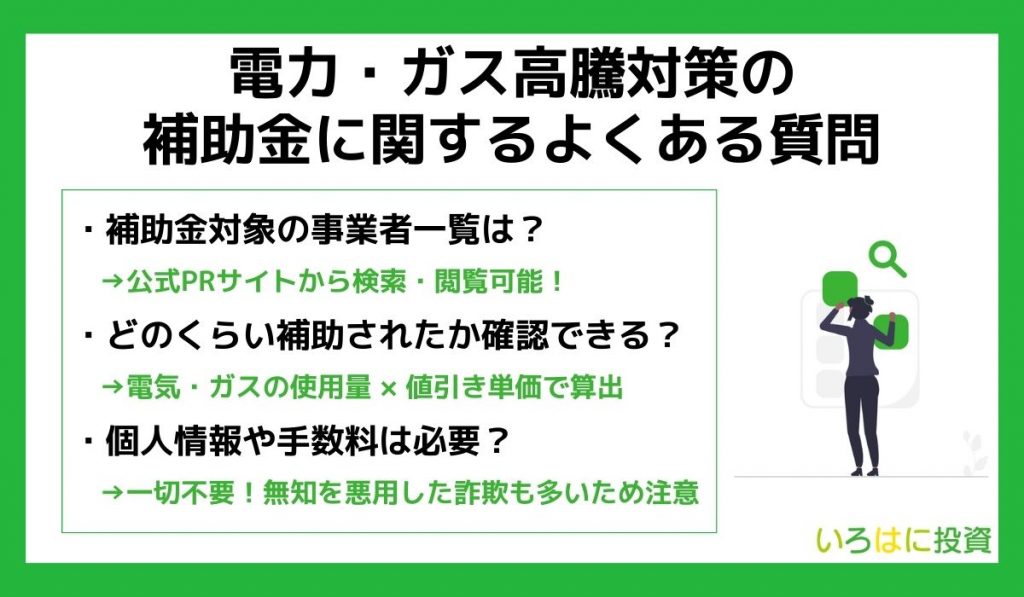 電力・ガス高騰対策の補助金に関するよくある質問