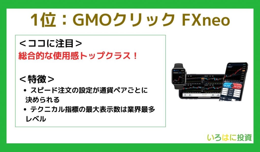 GMOクリック FXneoの特徴画像
