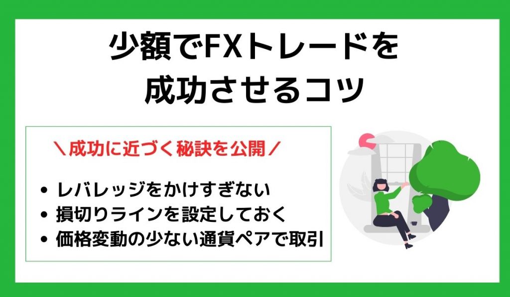 少額でFXを成功させるコツ