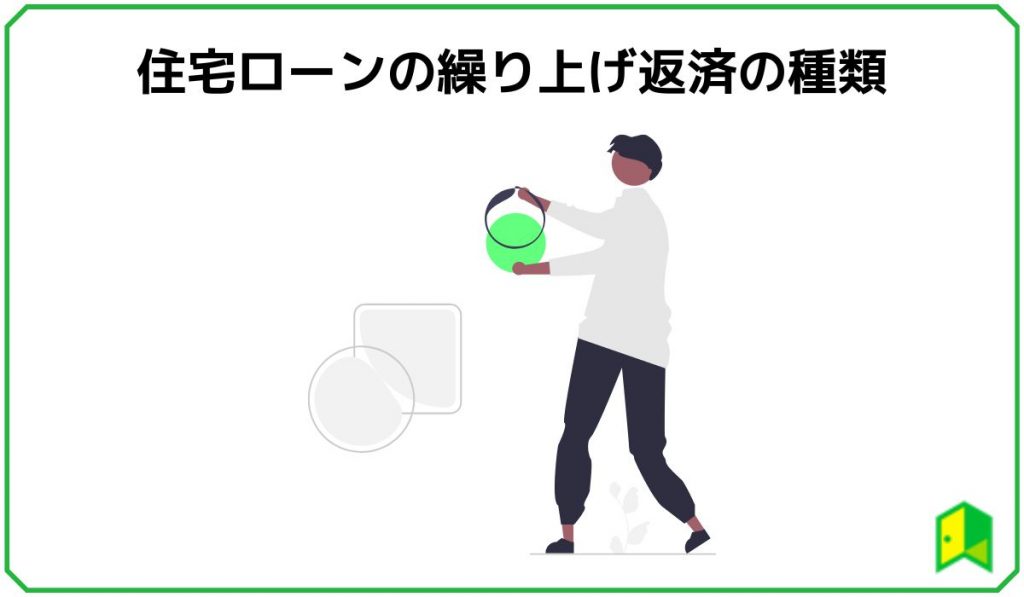 住宅ローンの繰り上げ返済の種類