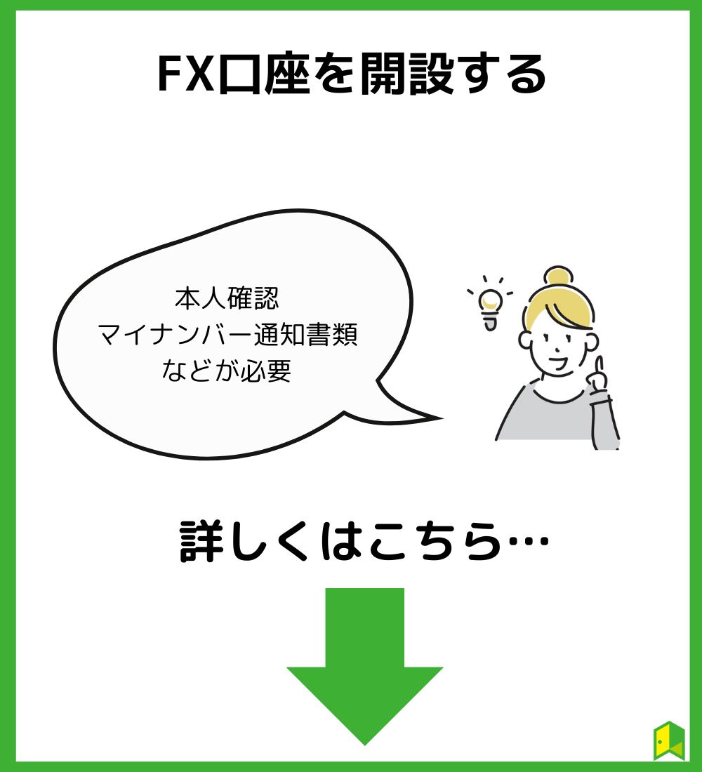 FXの始め方：口座を開設する