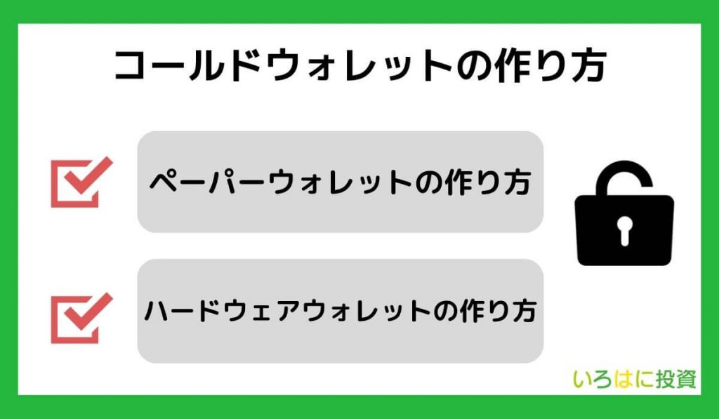 コールドウォレットの作り方