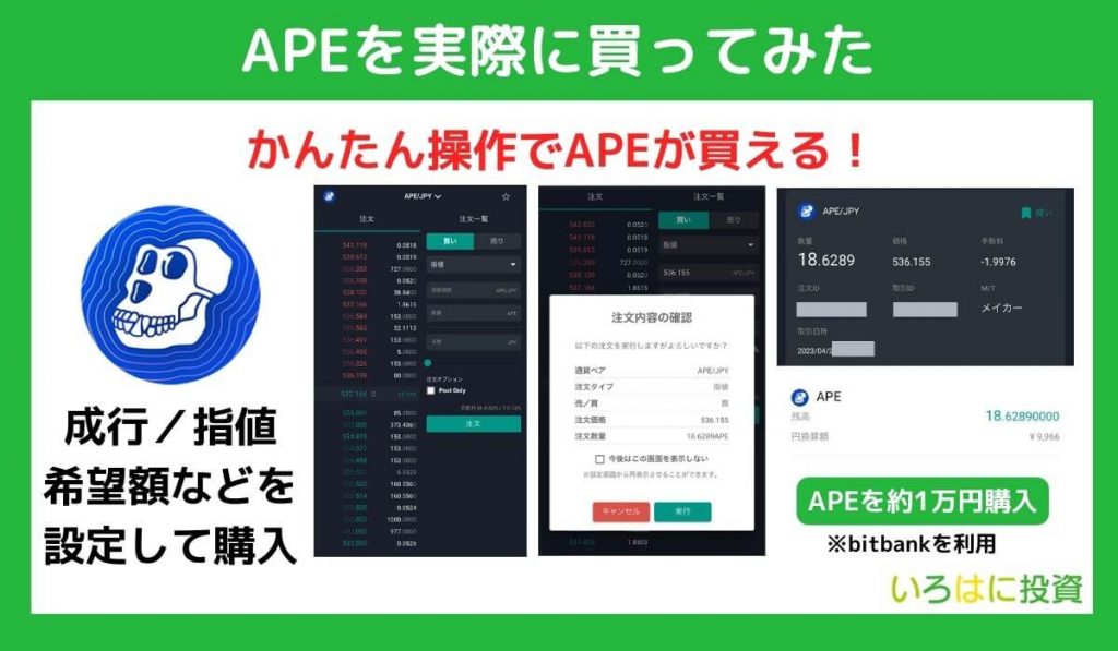 APEを実際に買ってみた【10,000円分】