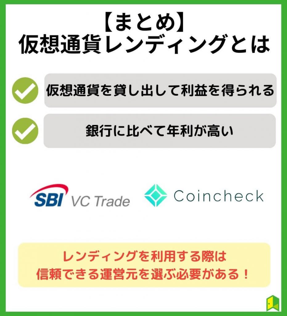 【まとめ】仮想通貨レンディングとは