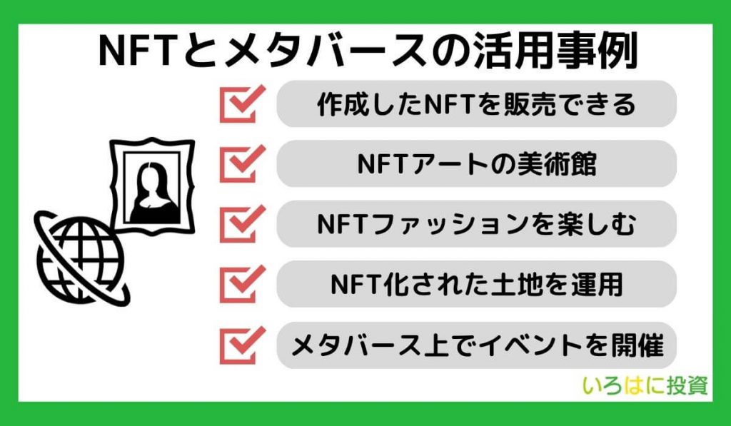 メタバースとNFTの活用事例