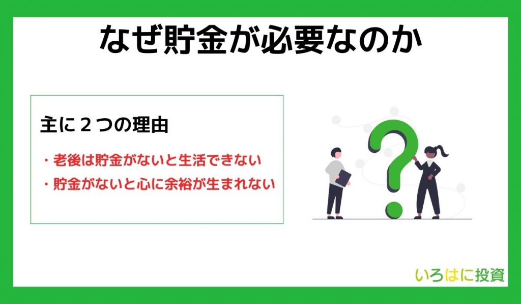 なぜ貯金が必要なのか