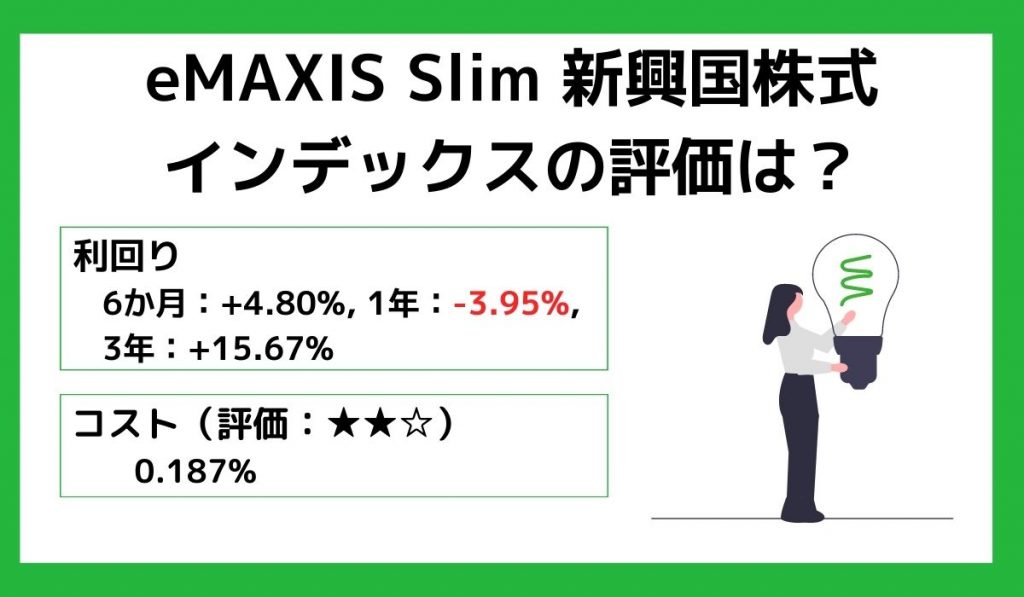 eMAXIS Slim 新興国株式インデックスの評価は？