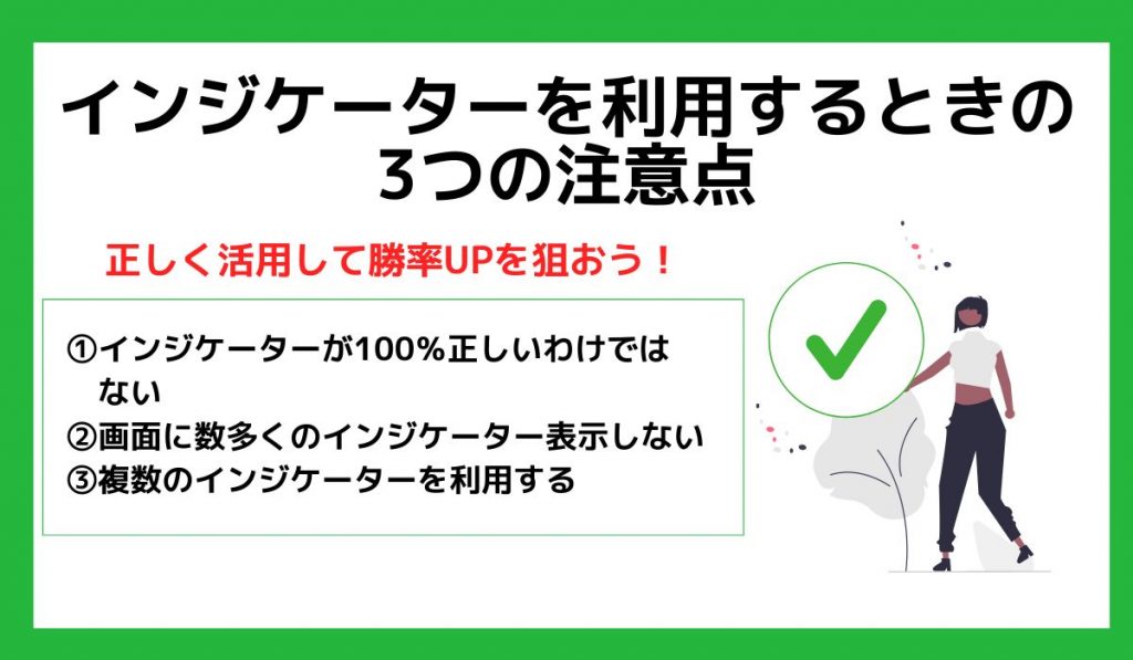 fxのインジケーター利用の際の注意点3つ