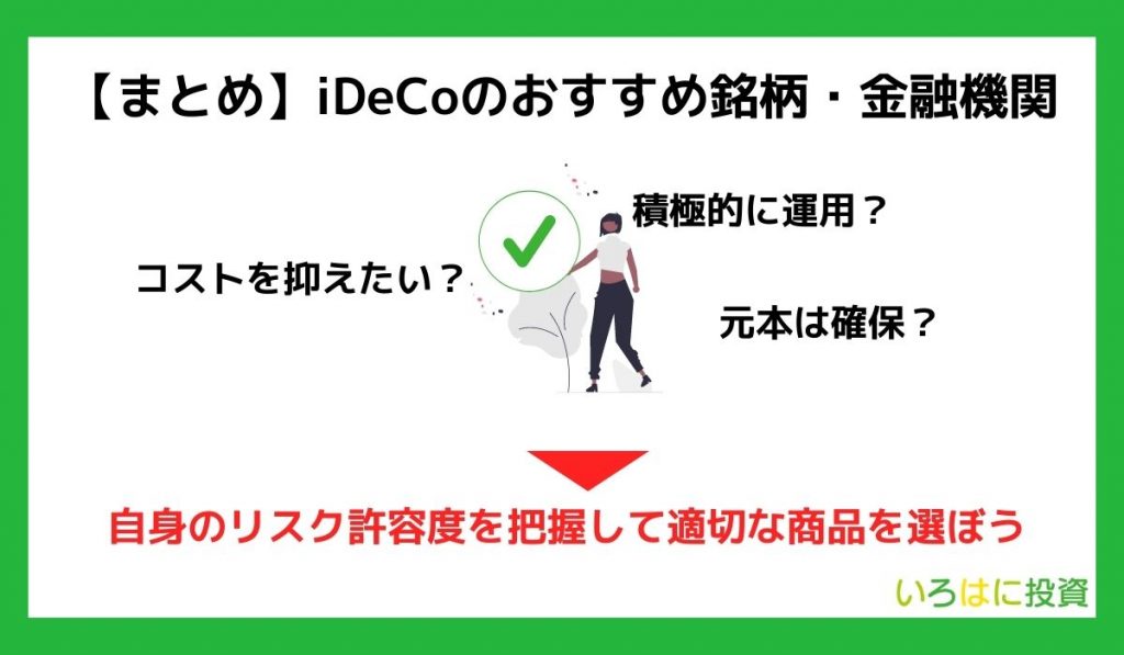 idecoのおすすめ銘柄まとめ