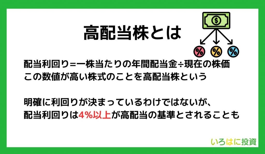 そもそも高配当株とは