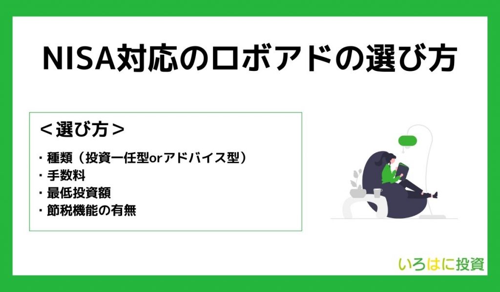 【失敗しない】NISA対応のロボアドバイザーの選び方