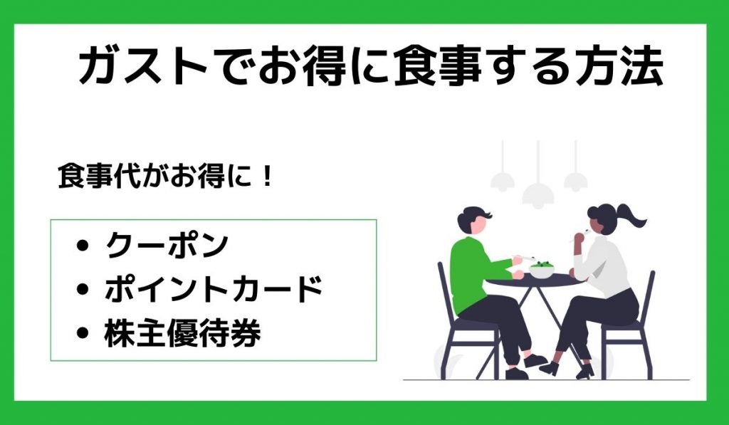 ガストでお得に食事する方法