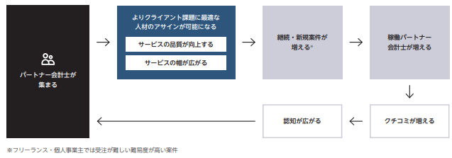 ブリッジコンサルティンググループ　成長モデル