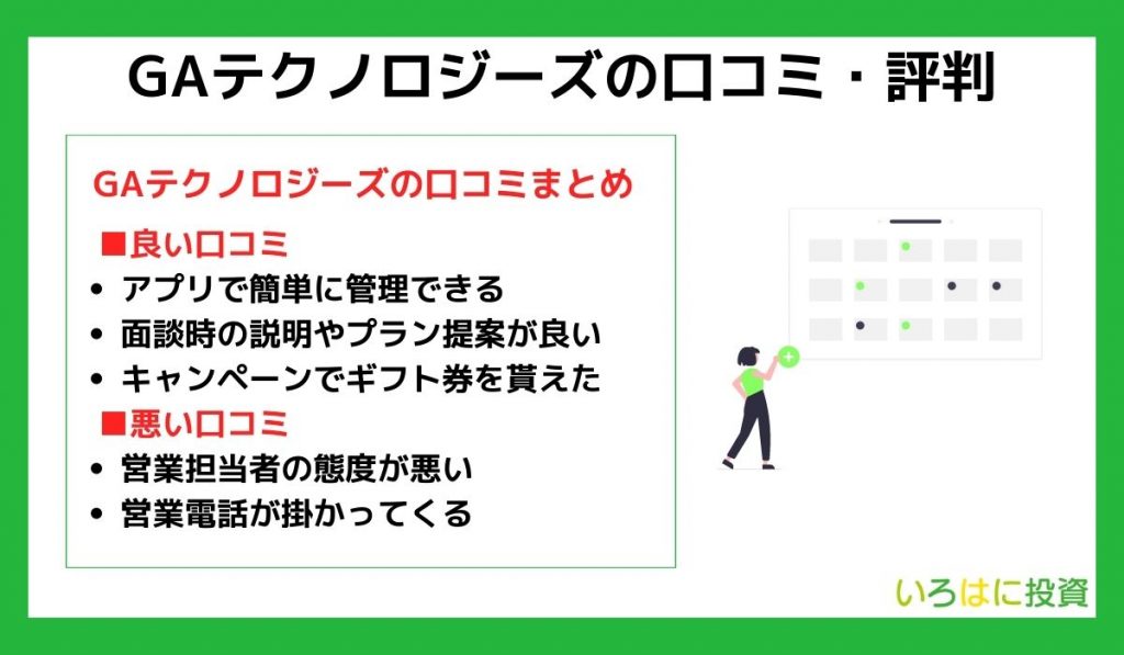 GAテクノロジーズの口コミ・評判